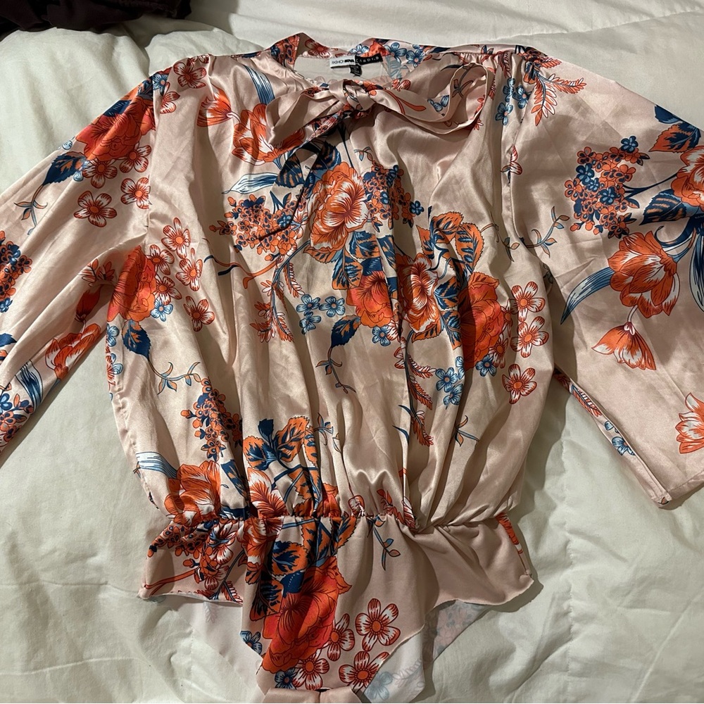 Fashion Nova Floral Bodysuit